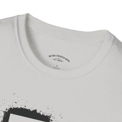 Doberman Portrait T‑Shirt — Bold Black Ink Dog Graphic