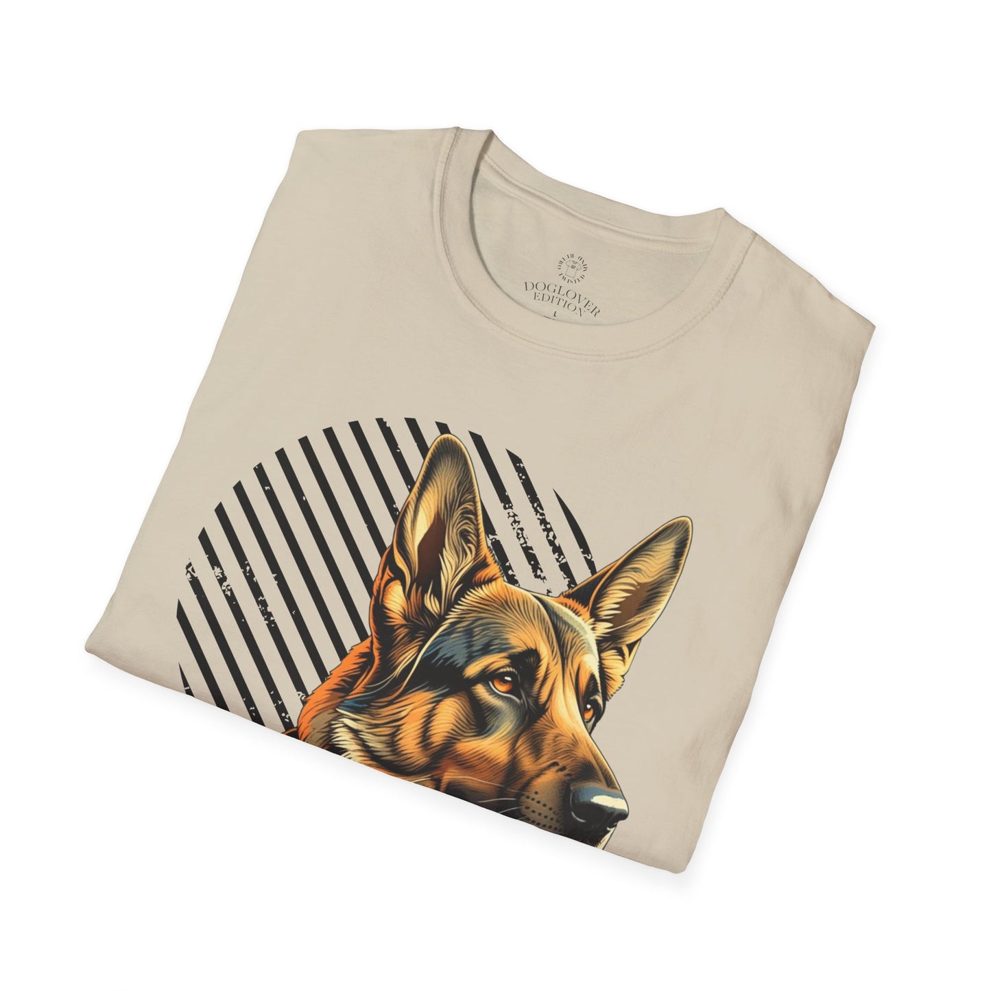 German Shepherd Pure Love Unisex Softstyle T-Shirt .dog