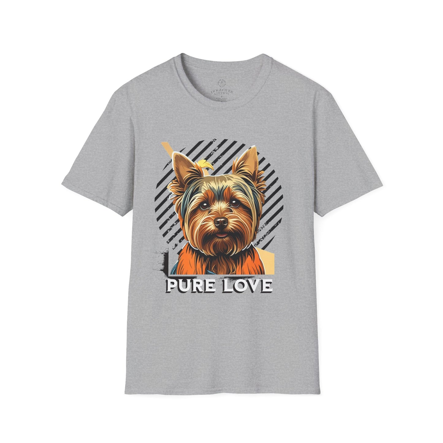 Pure Love Yorkie Unisex Softstyle T-Shirt - Perfect Gift for Dog Lovers