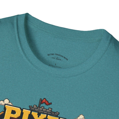 Pixels Built Legends T‑Shirt — Retro Gaming Nostalgia Tee