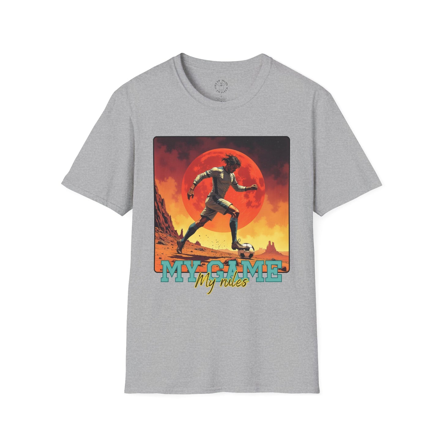 My Game My Rules Unisex Softstyle T-Shirt,soccer ,sport