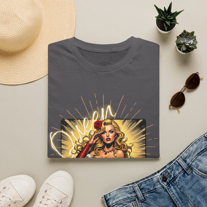 Empowered Women Unisex Softstyle T-Shirt - Bold & Confident Design, queen. girl
