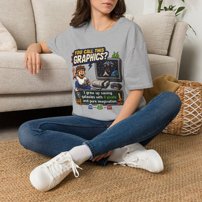 T-Shirt — "You Call This Graphics?" Retro Gamer Vintage Video Game Tee