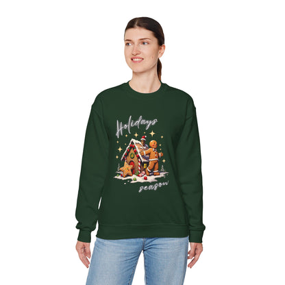 Holiday Season Gingerbread Crewneck Sweatshirt