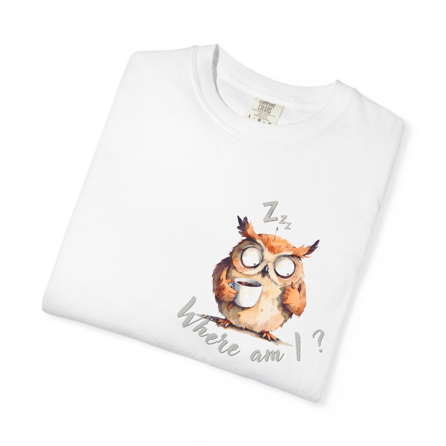 Where Am I? Owl Graphic T-Shirt