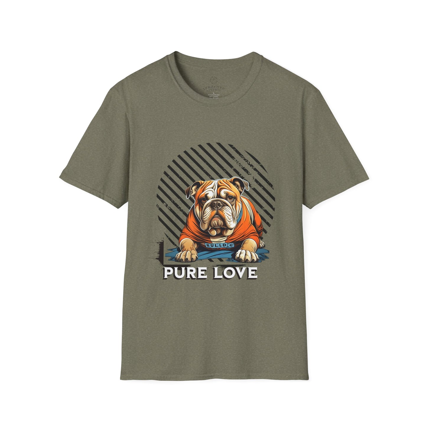 Pure Love Bulldog Unisex Softstyle T-Shirt