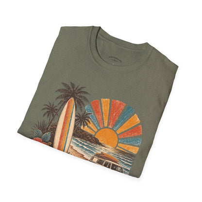 Retro Surf Sunset T-Shirt