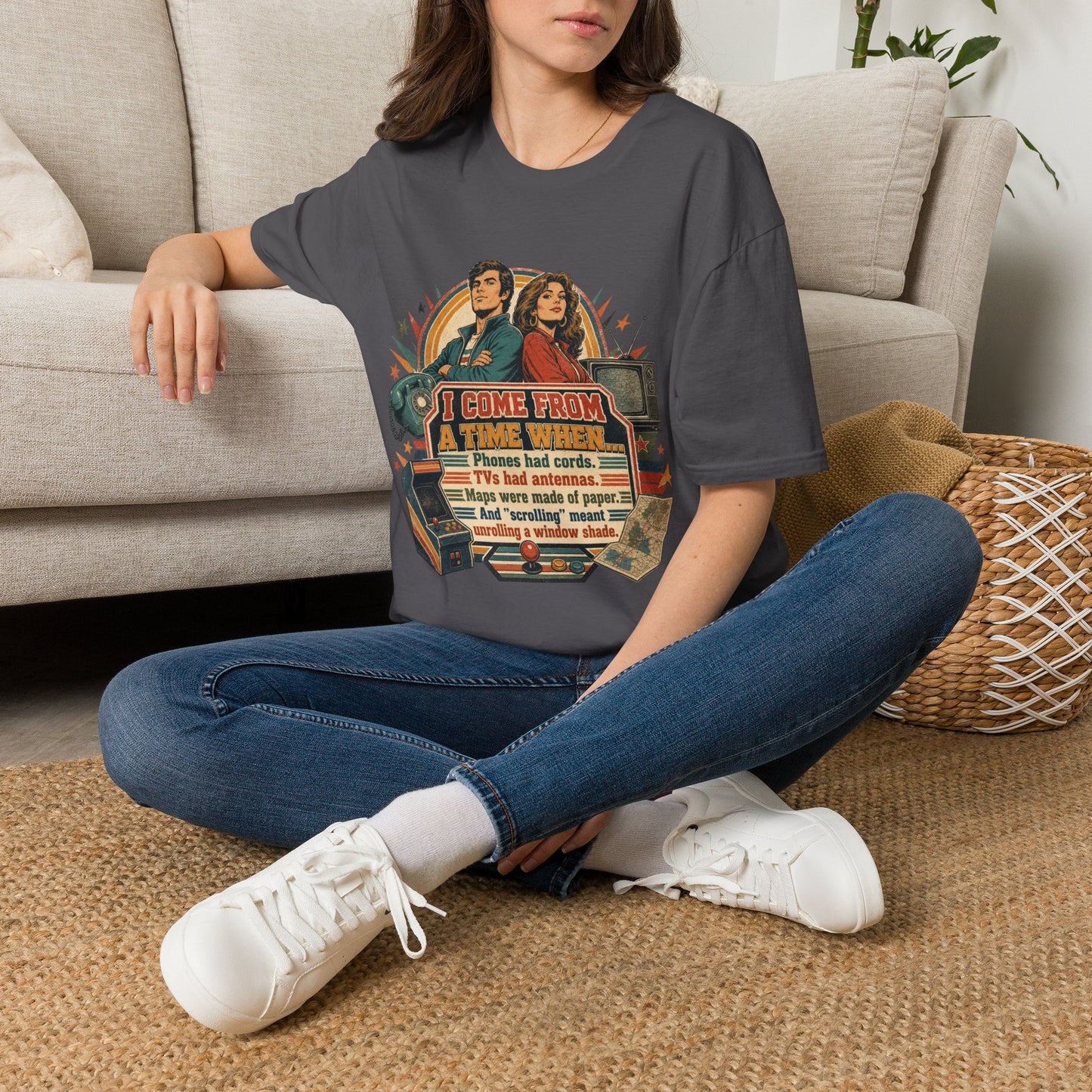 Vintage Road Trip T-Shirt — "I Come From A Time When" Retro Couple Graphic