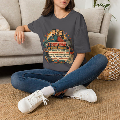 Vintage Road Trip T-Shirt — "I Come From A Time When" Retro Couple Graphic