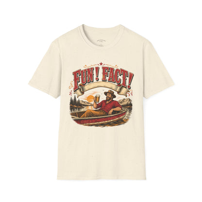 Fun! Fact! T-Shirt — Vintage Beer Drinker Graphic Tee
