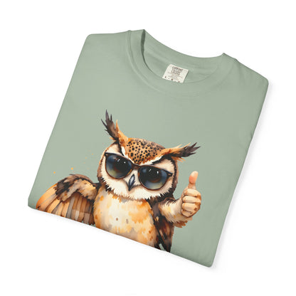 “I’m OK” Owl T-Shirt — Cute Thumbs-Up Owl Graphic Tee