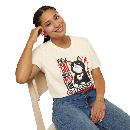 If My Cat Doesn’t Like You T-Shirt — Funny Cat Lover Tee