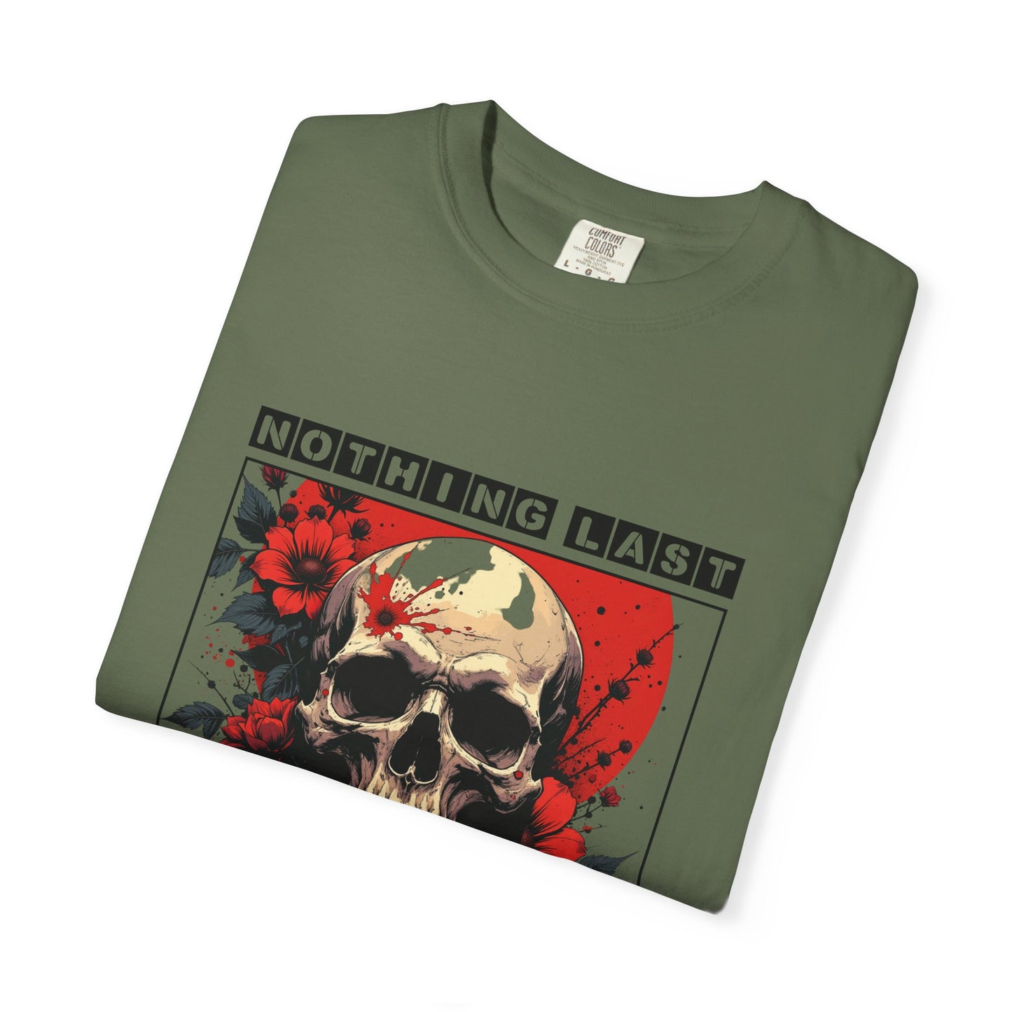 Edgy Skull Graphic T-Shirt - Unique Casual Wear, Unisex Streetwear, Gift for Music Lovers, Halloween Costume, Forever Quote Tee