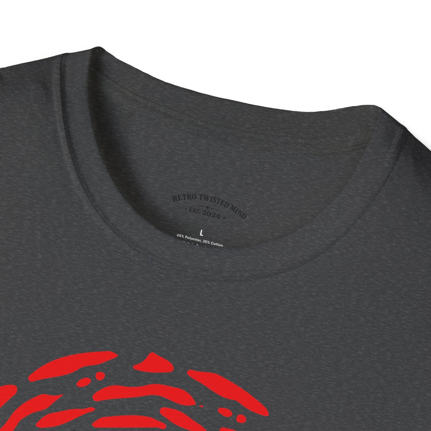 Doberman Graphic T-Shirt — Red Halo 'Bandit' Design