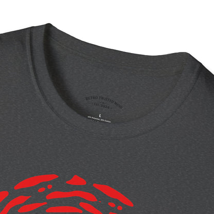 Doberman Graphic T-Shirt — Red Halo 'Bandit' Design