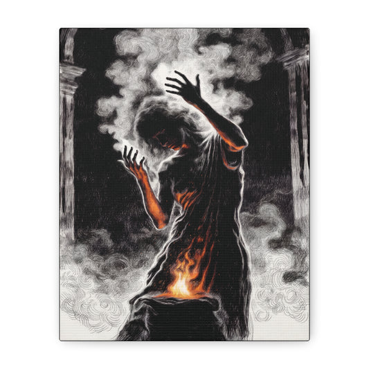 Mystic Flame Canvas Print