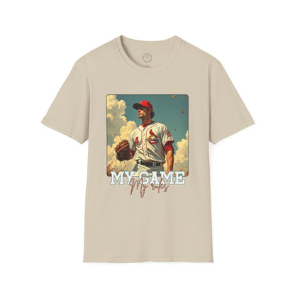 Retro Baseball T-Shirt - My Game My rules.sport,baseball