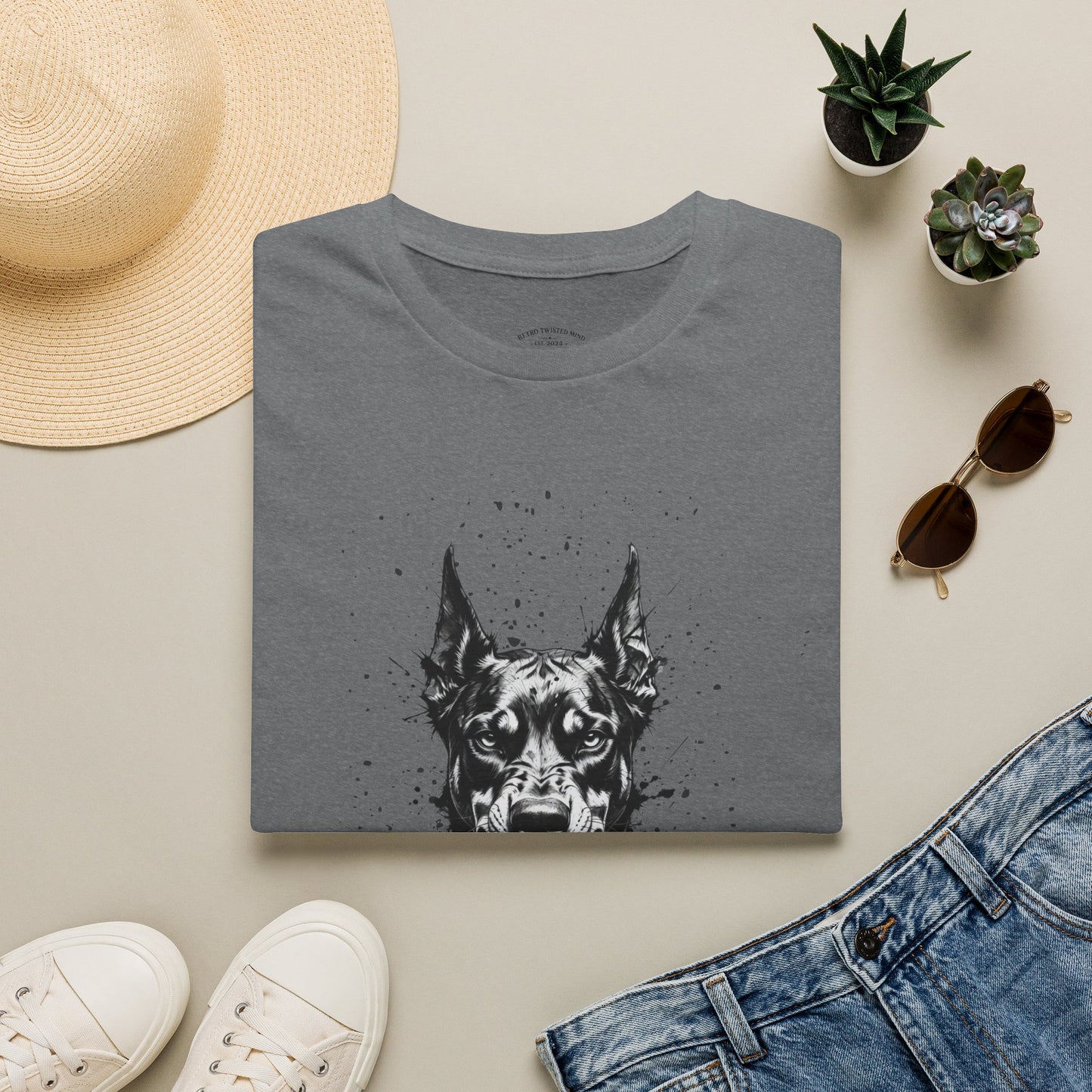 Doberman Ink Portrait T-Shirt