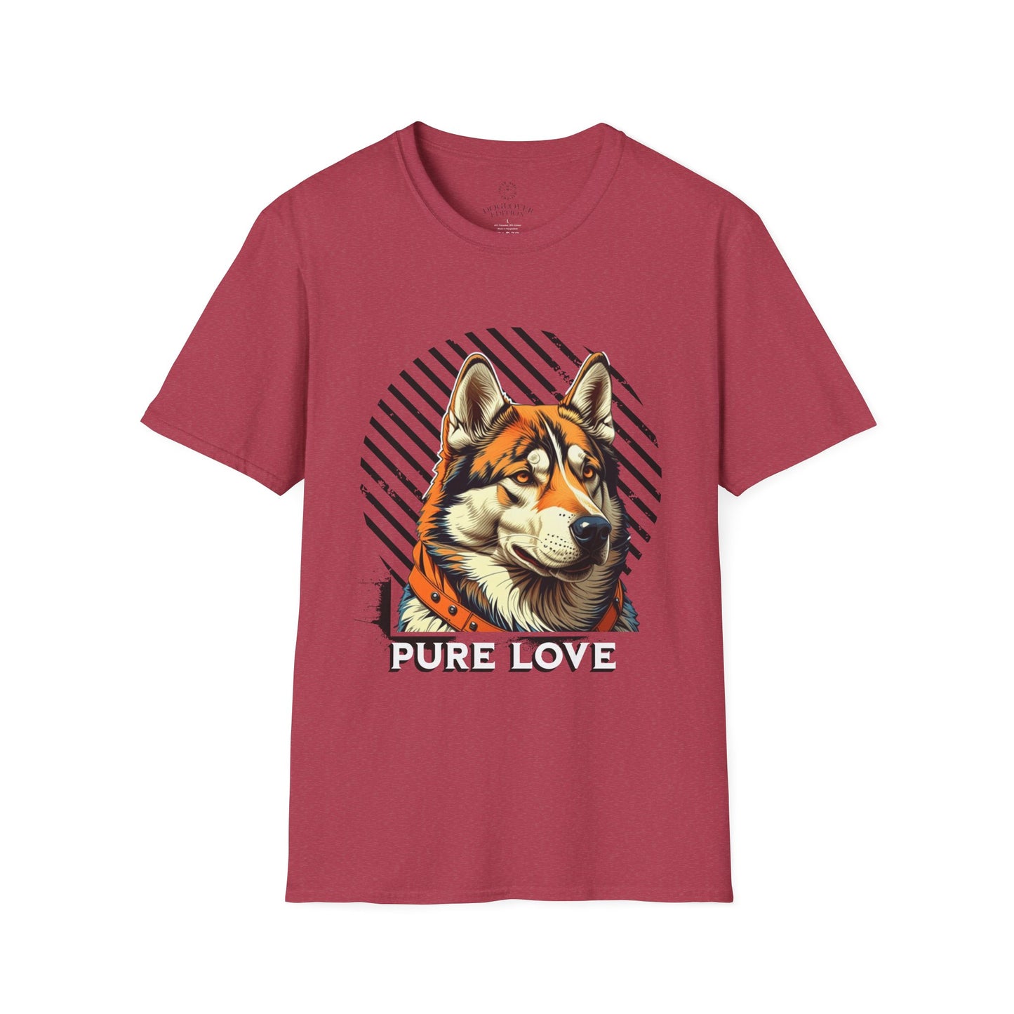 Pure Love Dog Unisex Softstyle T-Shirt - Perfect Gift for Dog Lovers