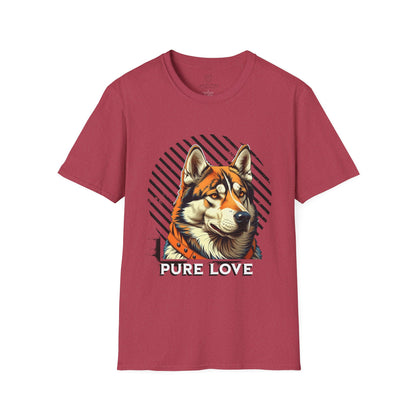 Pure Love Dog Unisex Softstyle T-Shirt - Perfect Gift for Dog Lovers