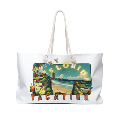 Sunny Florida Vacation Weekender Bag - Perfect for Summer Getaways,gators