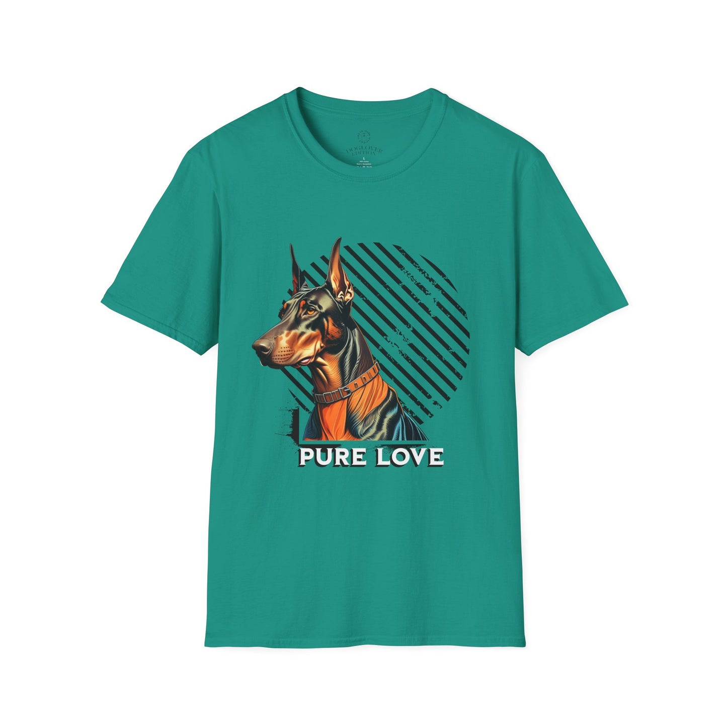 Pure Love Doberman Unisex Softstyle T-Shirt
