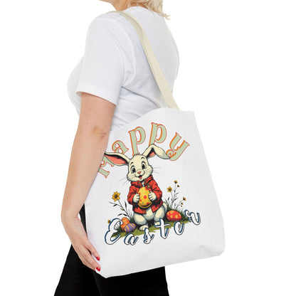 Easter Bunny Tote Bag - Celebrate Spring with Style, happe easter, bunny