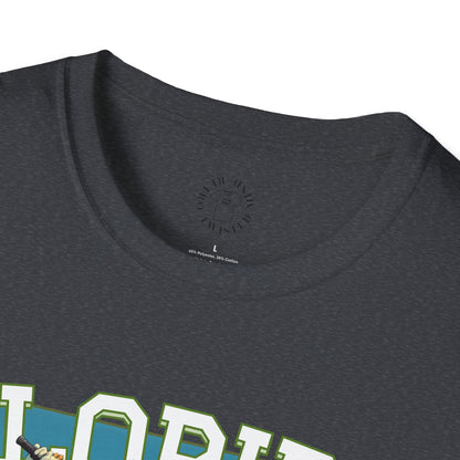 Florida Vibe Unisex Softstyle T-Shirt | Relaxed Fit Graphic Tee for Casual Days, Summer and Travel,florida,sport,golf