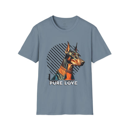 Pure Love Doberman T-Shirt - Perfect for Dog Lovers