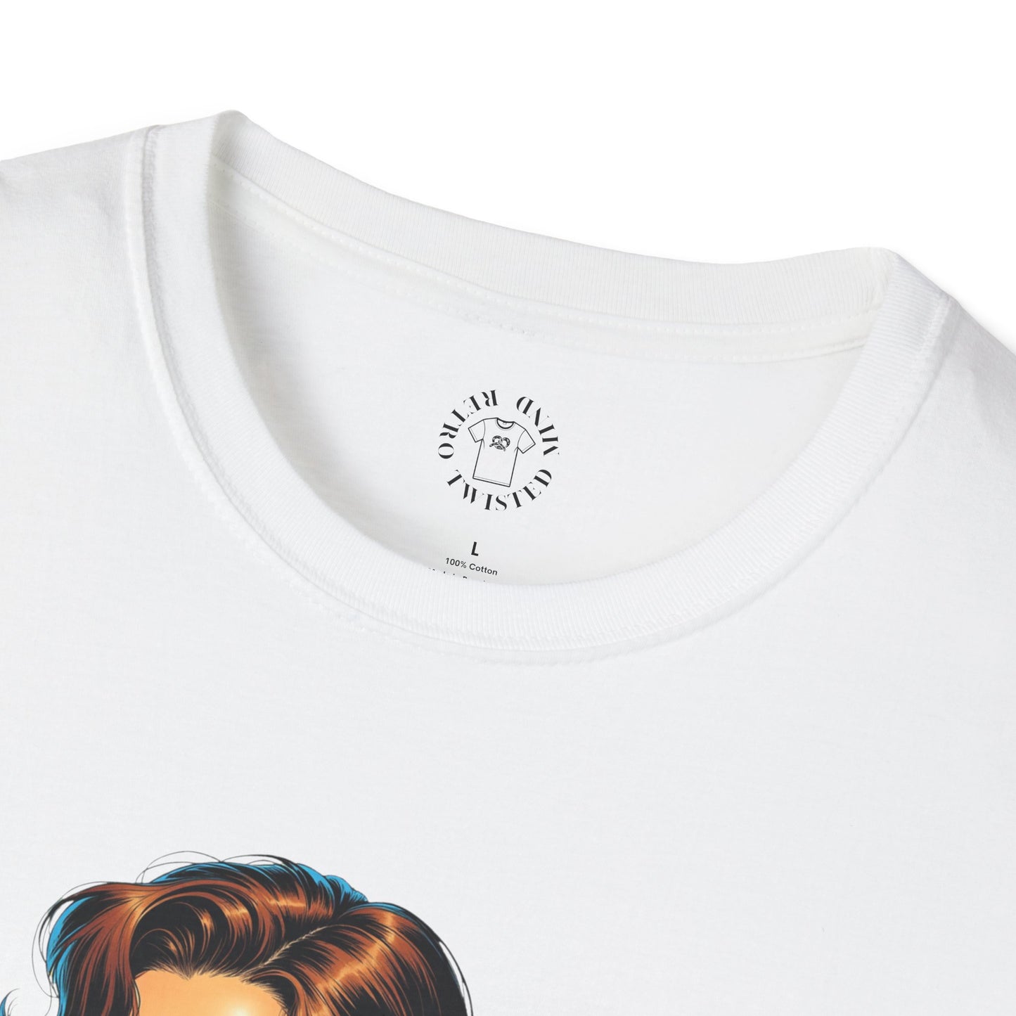 Retro Inspired 'Say Nothin' Unisex Softstyle T-Shirt,twisted