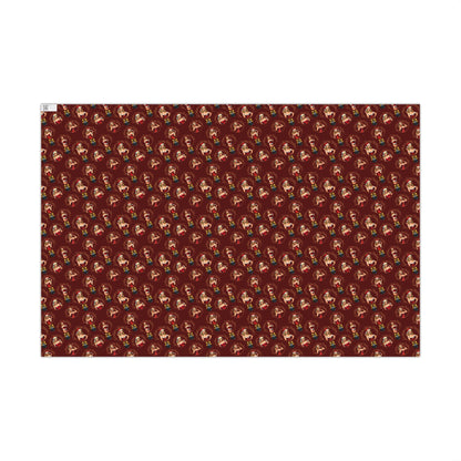 Wrapping Paper - Vintage Pinup blond girls  Pattern Holiday Gift Wrap