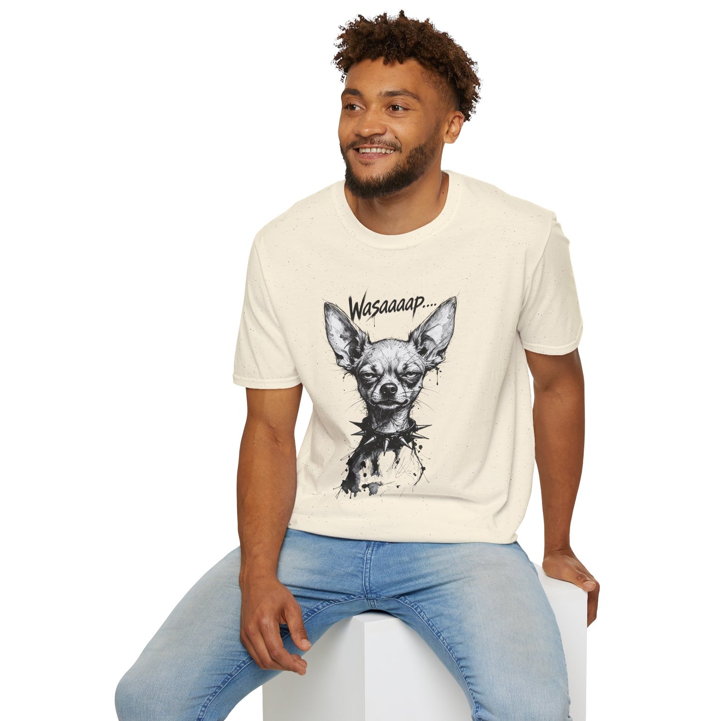 Chihuahua 'Wasaaaap' Graphic T-Shirt — Funny Dog Tee for Pet Lovers