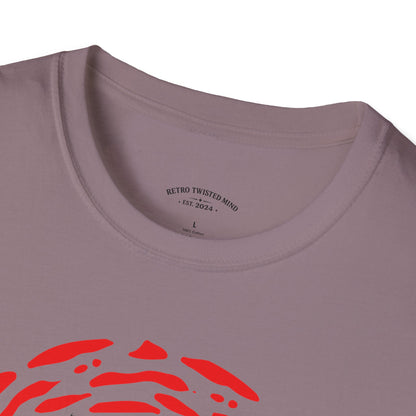 Doberman Graphic T-Shirt — Red Halo 'Bandit' Design