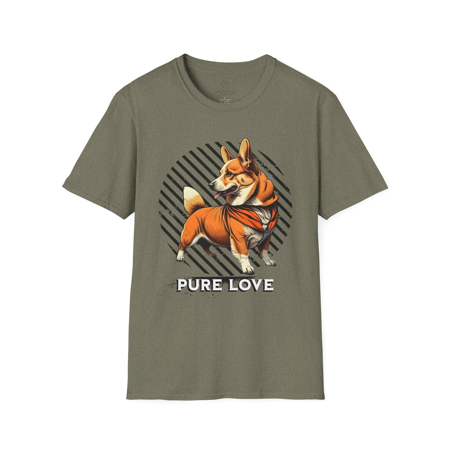 Pure Love Corgi Unisex Softstyle T-Shirt