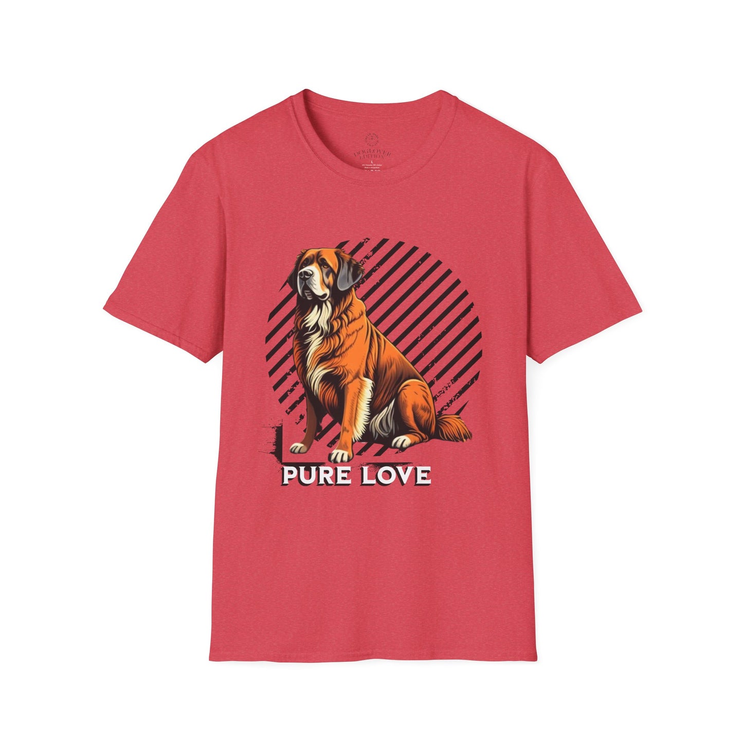 Pure Love Dog T-Shirt - Unisex Softstyle Pet Lover Tee