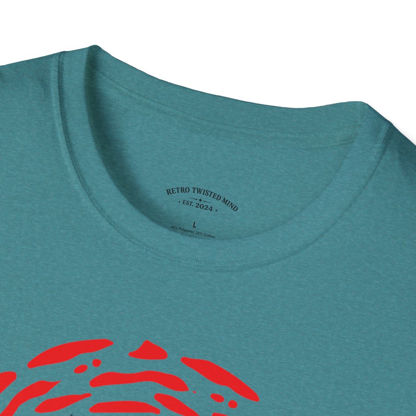 Doberman Graphic T-Shirt — Red Halo 'Bandit' Design
