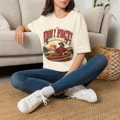 Fun! Fact! T-Shirt — Vintage Beer Drinker Graphic Tee