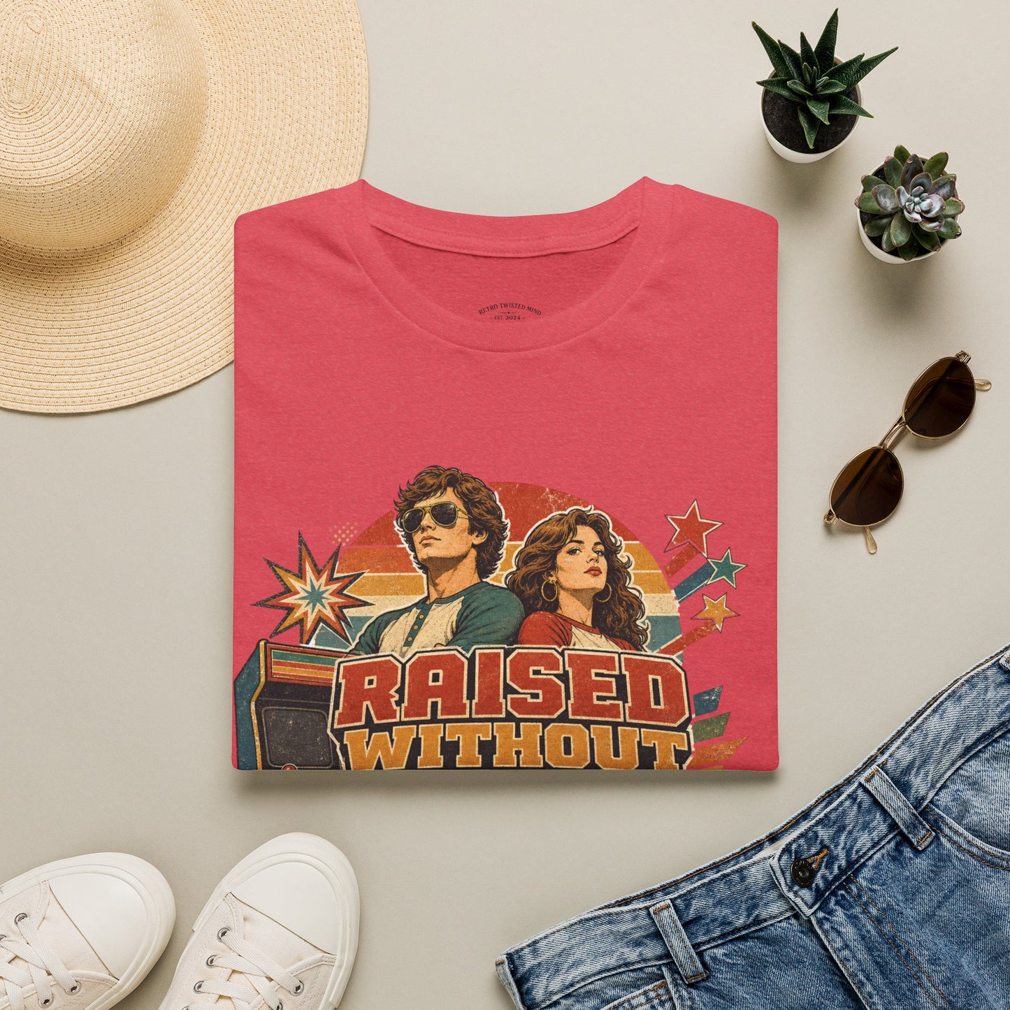 Raised Without Wi‑Fi T-Shirt — Retro 'Legends' Vintage Graphic Tee