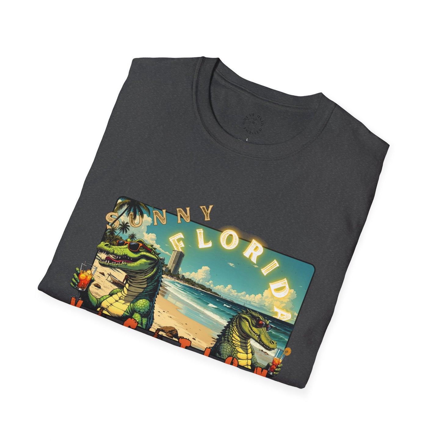 Sunny Florida Vacation T-Shirt - Unisex Softstyle Tee for Travel Lovers