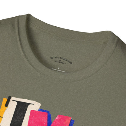 T-Shirt — "I'M FINE, THANK YOU" Retro Collage Graphic Tee