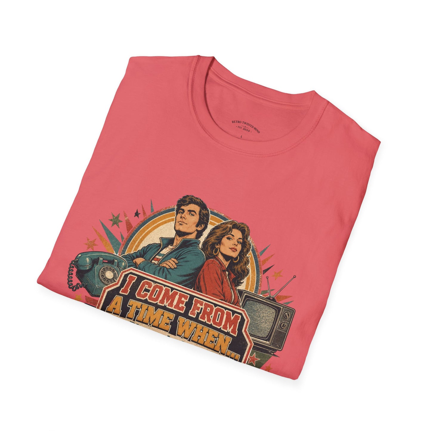 Vintage Road Trip T-Shirt — "I Come From A Time When" Retro Couple Graphic