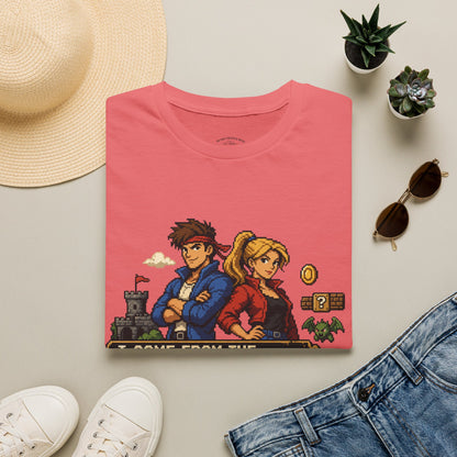 Retro Arcade Era T-Shirt — Pixel RPG Game Tribute