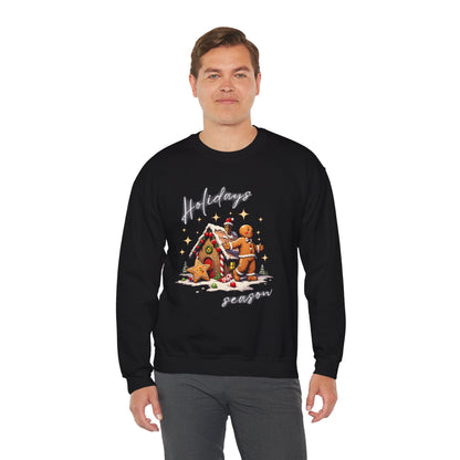 Holiday Season Gingerbread Crewneck Sweatshirt