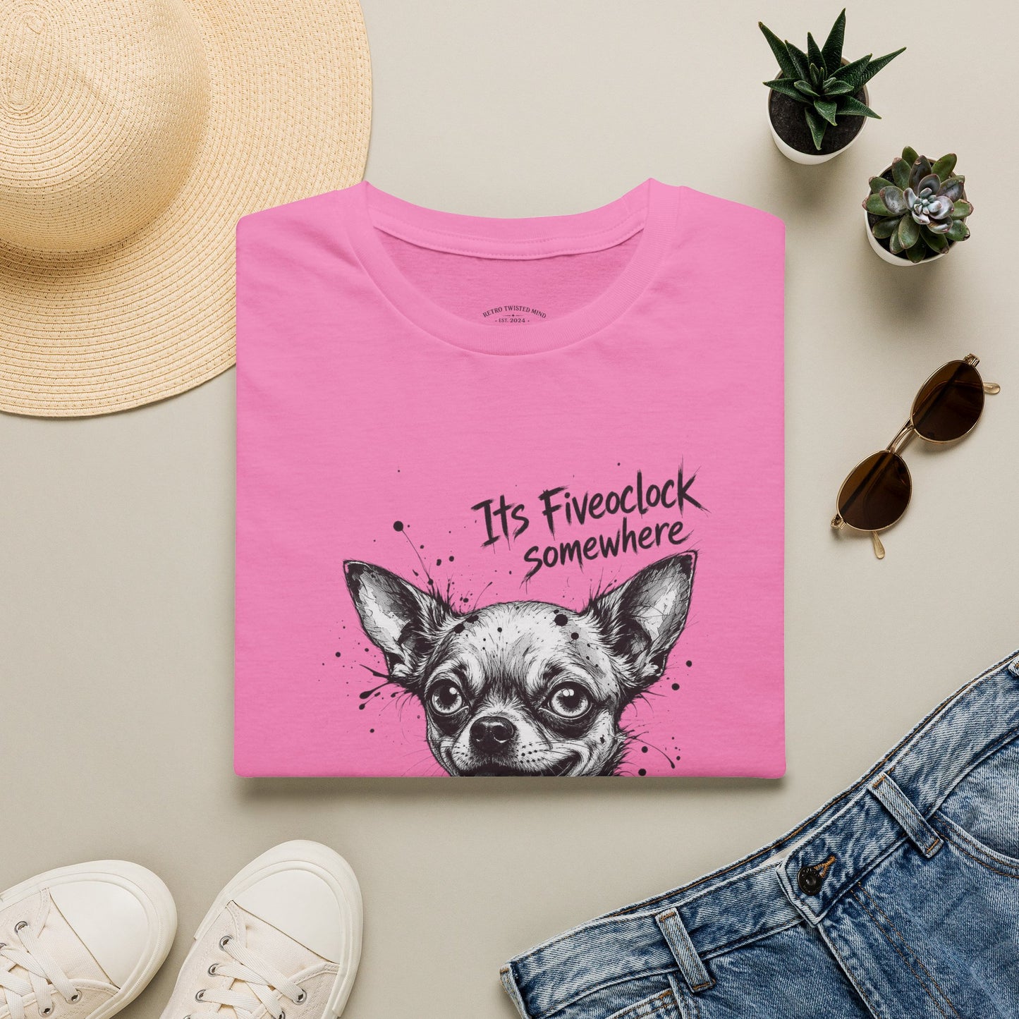Chihuahua 'It's Five O'Clock Somewhere' T-Shirt