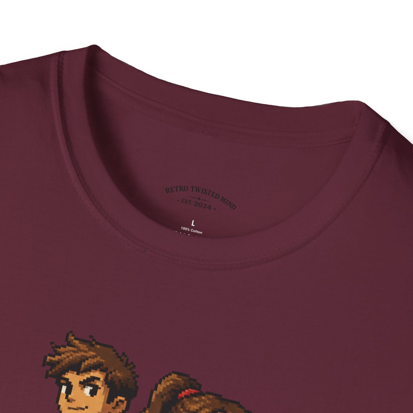 T-Shirt — Retro Pixel 'Real Gamers Don't Need 4K' Graphic Tee