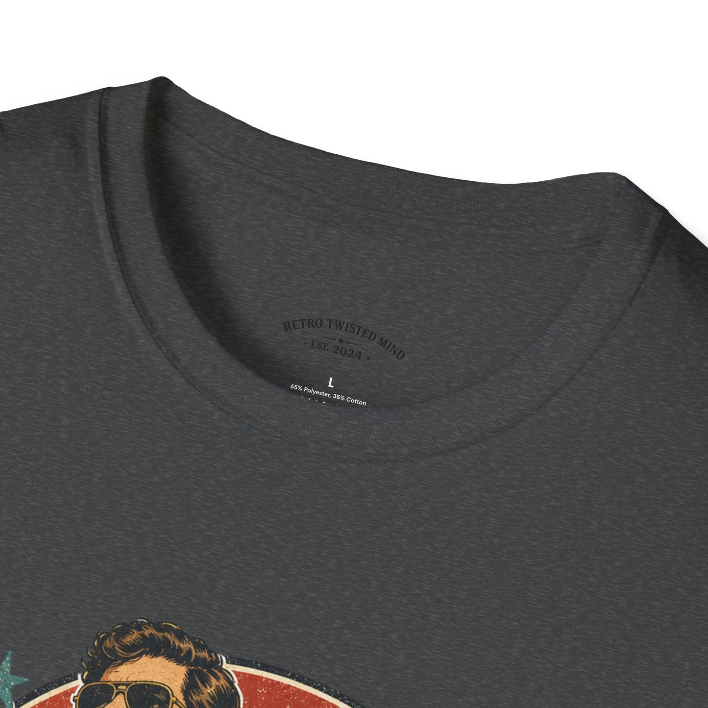 Vintage Human T-Shirt — Retro 70s Duo Graphic Tee