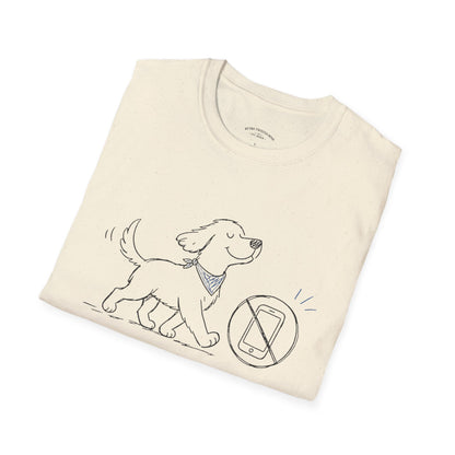 Less Scrolling, More Strolling Dog T-Shirt