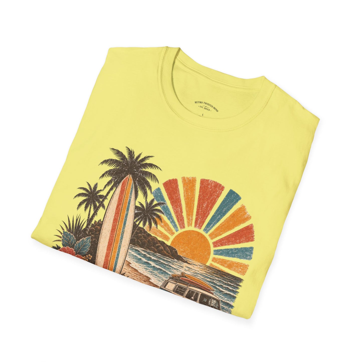 Retro Surf Sunset T-Shirt