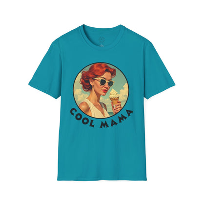 Cool Mama Vintage Unisex Softstyle T-Shirt - Fun and Trendy Summer Wear