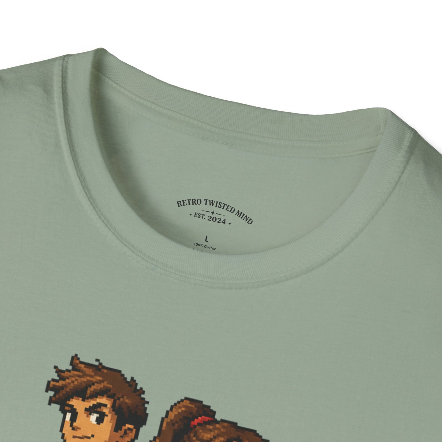 T-Shirt — Retro Pixel 'Real Gamers Don't Need 4K' Graphic Tee